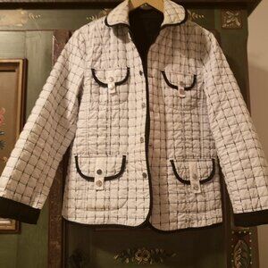 Reversible Jacket - Wear it white or black, your choice -  Spring / Summer